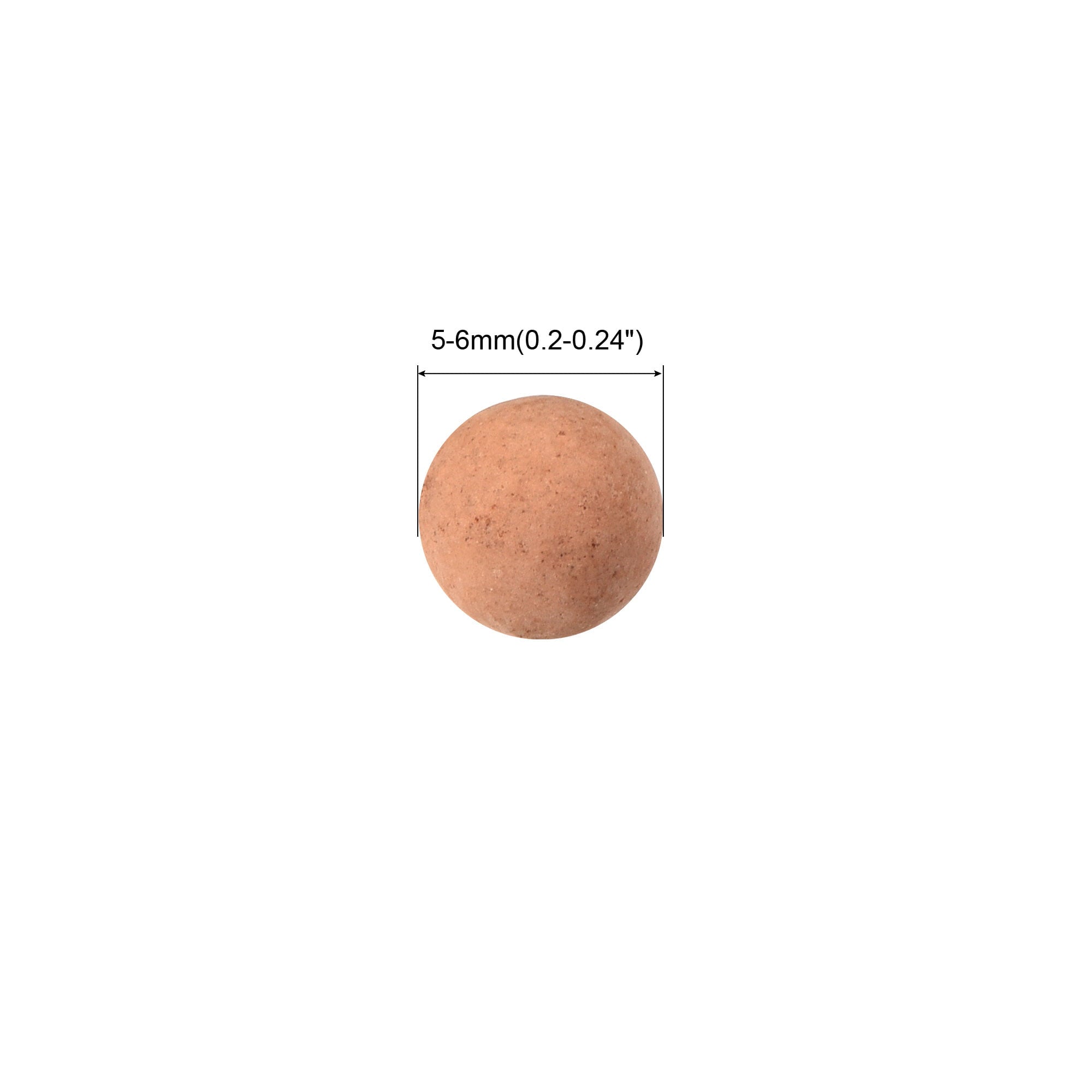 Uxcell 5-6mm 0.22 Lbs Clay Pebbles Pink Gardening Potted Balls for Hydroponic Growing