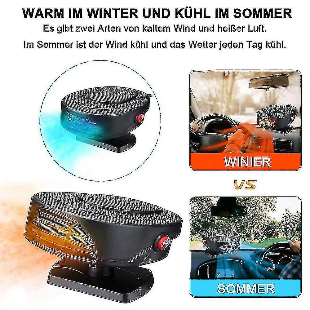 Car Amplifier Cooling Fans 2 In 1 Portable Car Heater Or Fan 12v 150w Fast Heating and Cooling Car Def