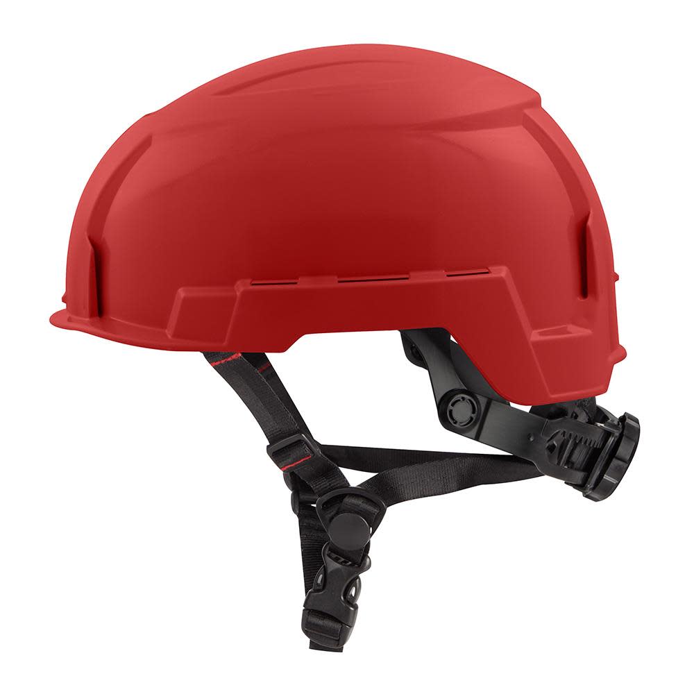 Milwaukee Red Helmet with BOLT Class E