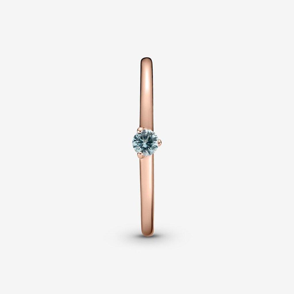 PANDORA  Light Blue Solitaire Ring