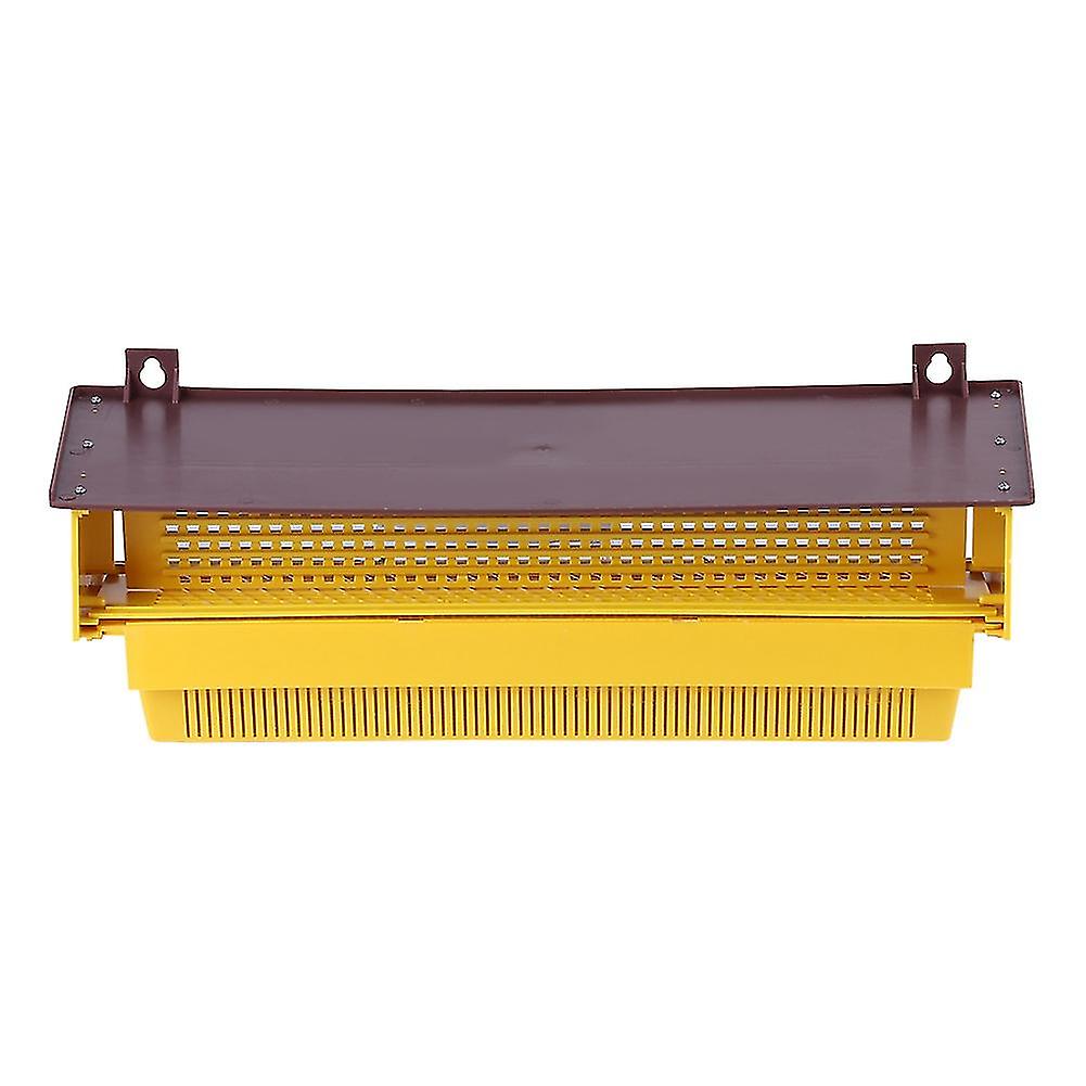 Removable Yellow Plastic Pollen Trap With Ventilated Pollen Tray Beekeeping Tool