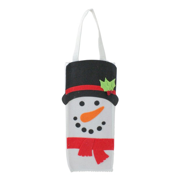 Snowman Pouch With Christmas Place Mats Set