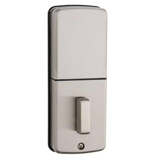 Kwikset Powerbolt2 Satin Nickel Single Cylinder Keypad Electronic Deadbolt Featuring SmartKey Security and Balboa Passage Lever 907PWB200BL15