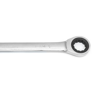 Husky 1-14 in. 12-Point Ratcheting Combination Wrench HRW1I14