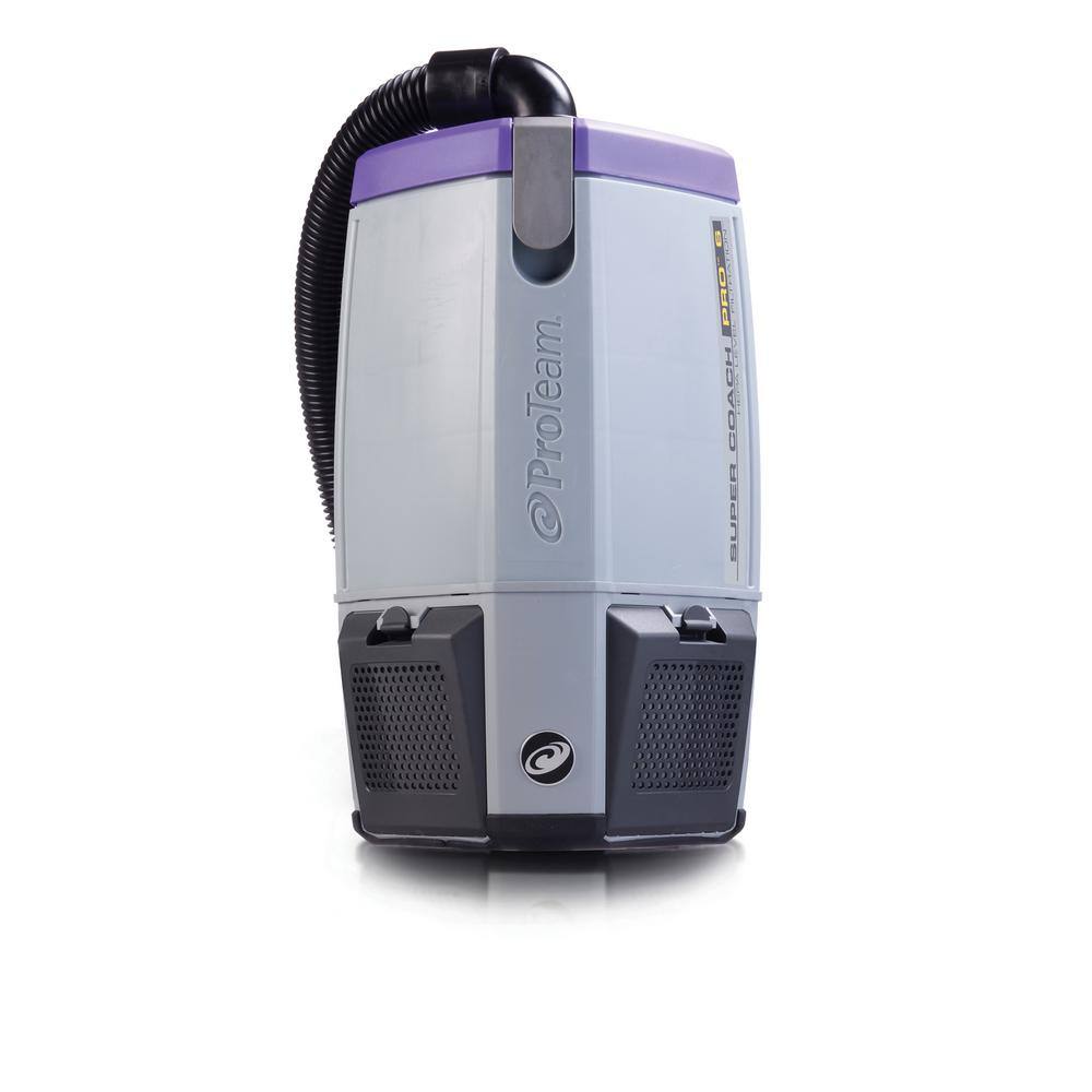 ProTeam Super Coach Pro 6 6 qt. Corded with Xover Multi-Surface and Telescoping Wand Kit Backpack Vacuum 107310