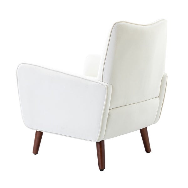 Epirus Upholstered Accent Armchair with Button Tufted Back by HULALA HOME