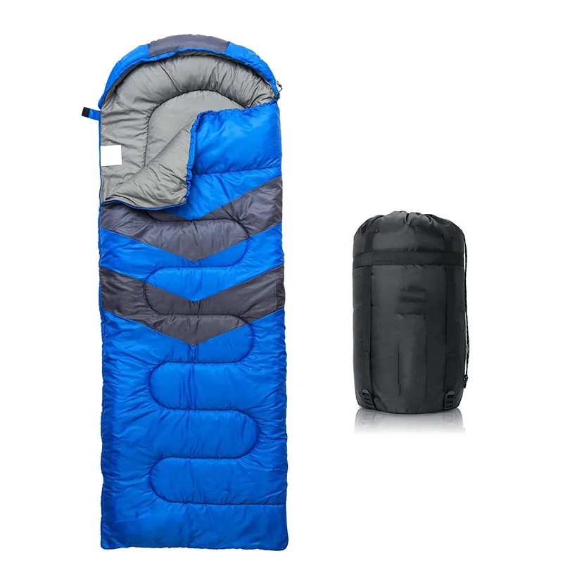 Outdoor Camping In Spring And Autumn 3 Season Adult Thickened Warm Envelope Sleeping Bag