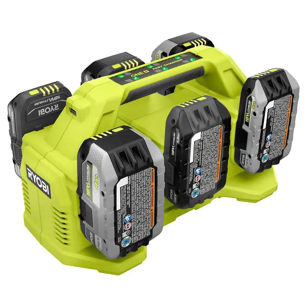 RYOBI PCG006 ONE+ 18V 6-Port Fast Charger