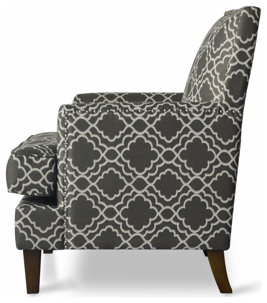 Aubrey Accent Chair   Mediterranean   Armchairs And Accent Chairs   by Timeout PRO  Houzz