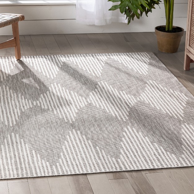 Well Woven Kaila Indoor Outdoor Diamonds Area Rug