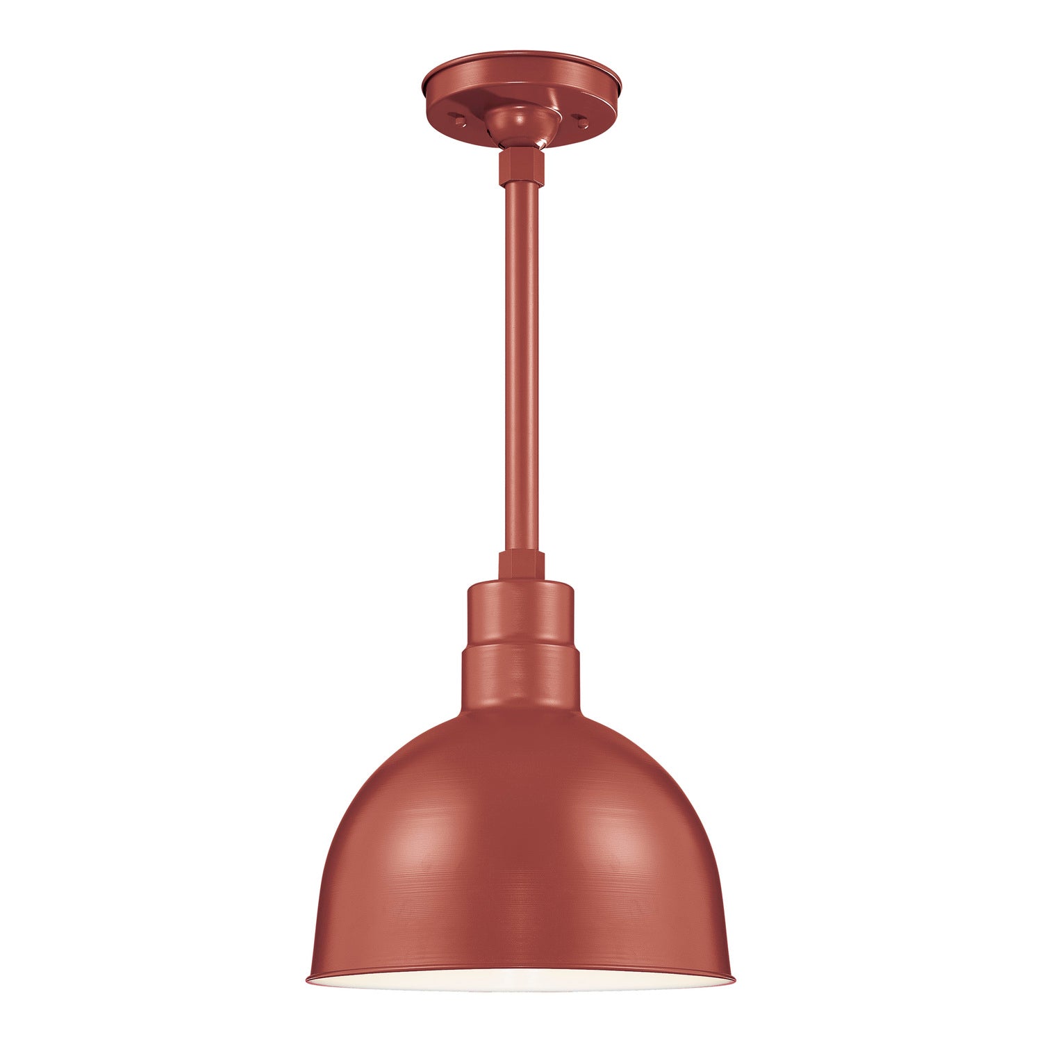 Millennium Lighting Stem Hung Deep Bowl Shade， Satin Red