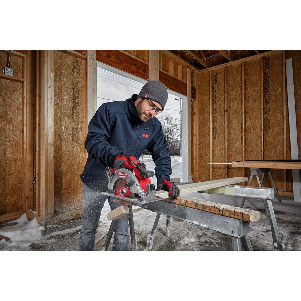 Milwaukee M12 Heated TOUGHSHELL Jacket Kit Blue 3X ;