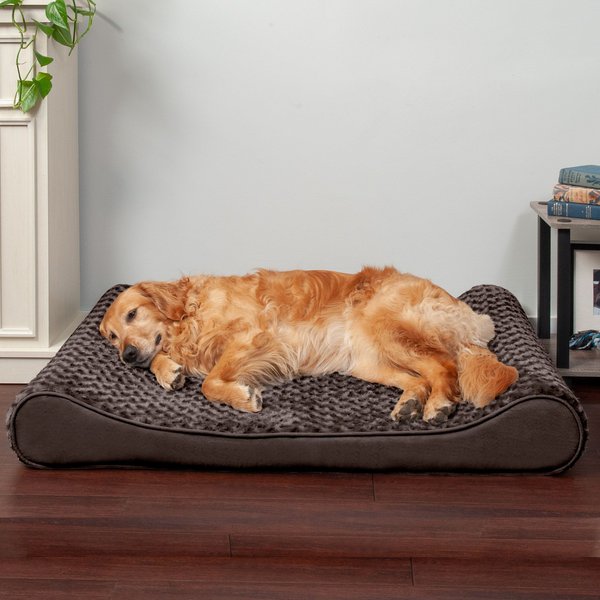 FurHaven Ultra Plush Luxe Lounger Orthopedic Cat and Dog Bed w/Removable Cover