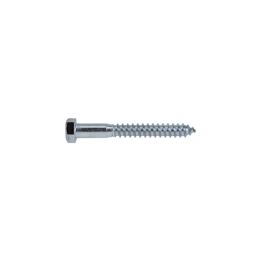 Hillman 1/2-13 x 4 Zinc Hex Lag Screw 25pk