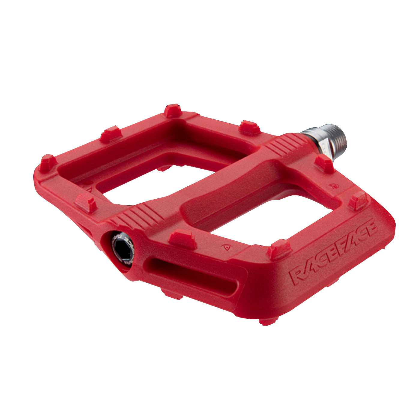 Race Face Ride Flat Pedals - Red