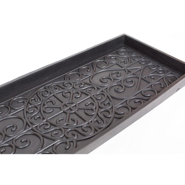 Birdrock Home 34 x27 x27 lx14 x27 x27 w Decorative Rubber Boot Tray