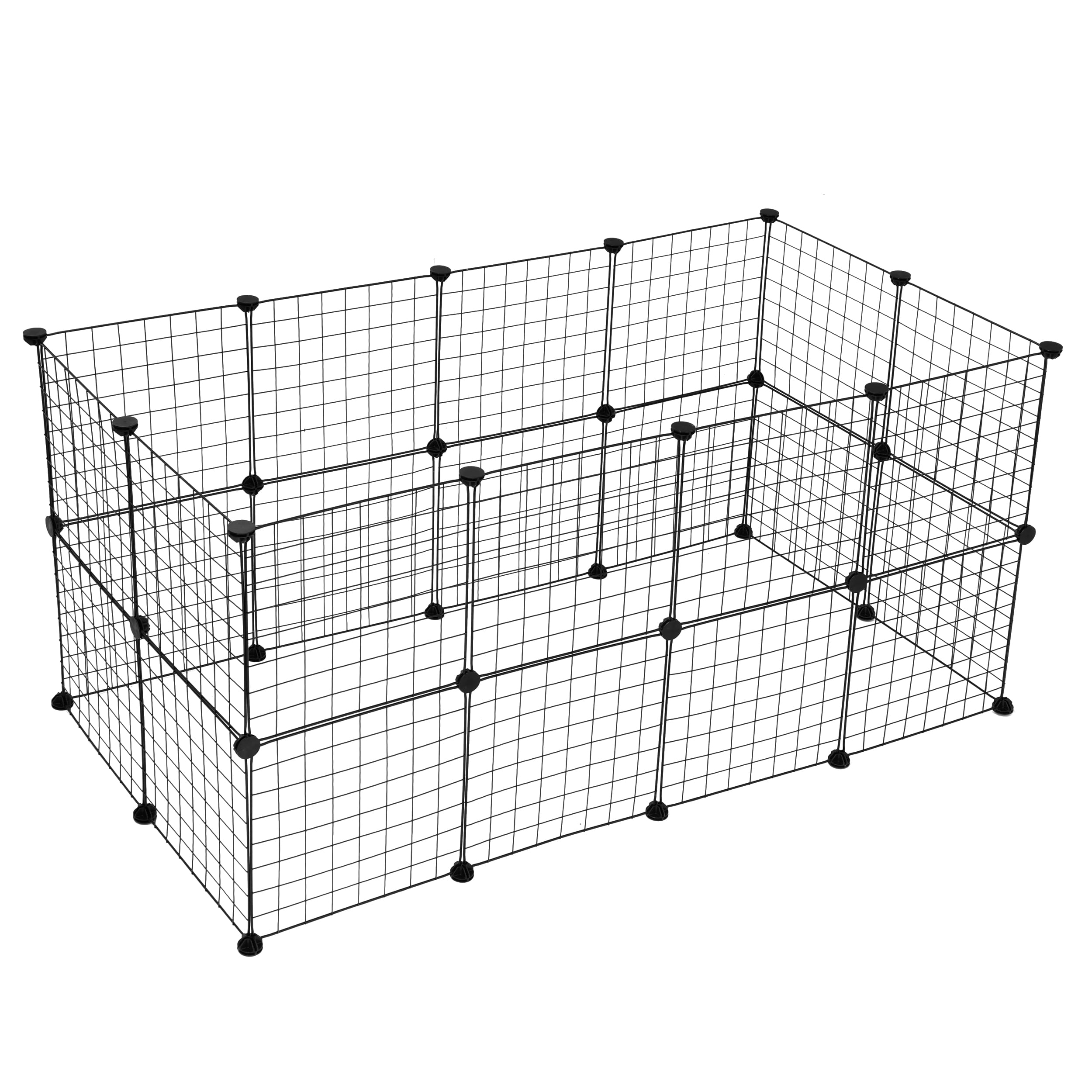 generic Two Tiers Dog Pet Playpen Small Animals Exercise Crate Metal Wire Fence