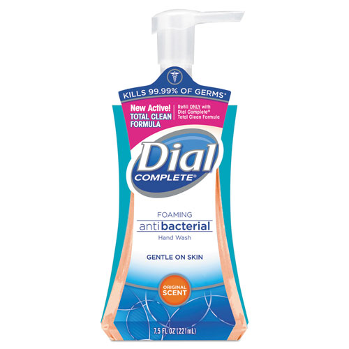 Dial Professional Dial Antibacterial Foaming Hand Wash | Liquid， Original Scent， 7.5oz Pump Bottle | DPR02936EA