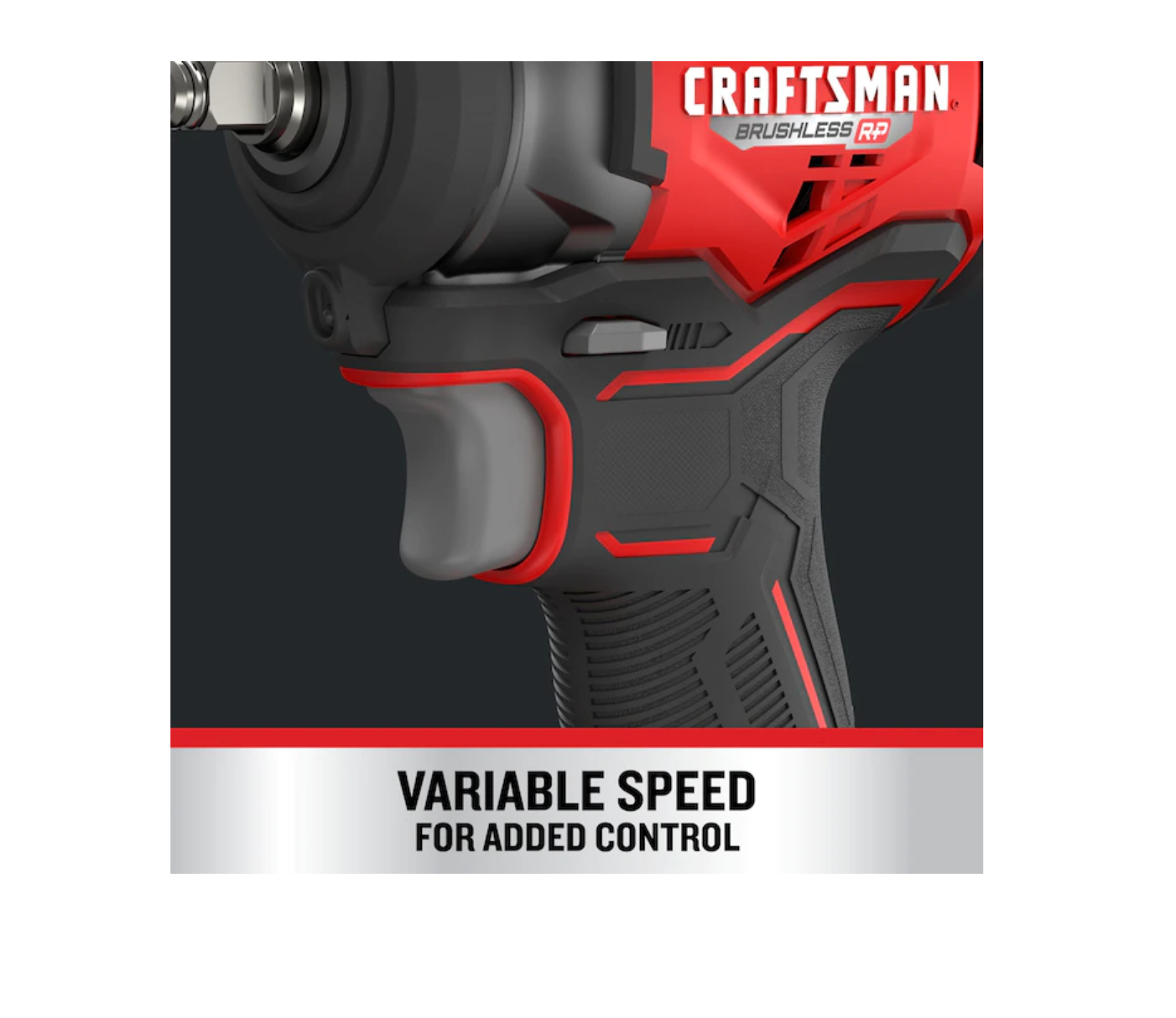 CRAFTSMAN CMCF911B V20 RP 20-volt Max Variable Speed Brushless 3/8-in Drive Cordless Impact Wrench (Tool only)