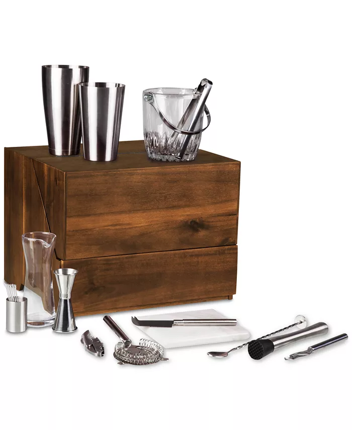 Legacy by Picnic Time Madison Acacia Tabletop Bar