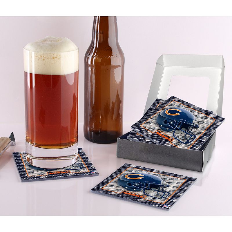 Chicago Bears 5D Technology Coaster Set