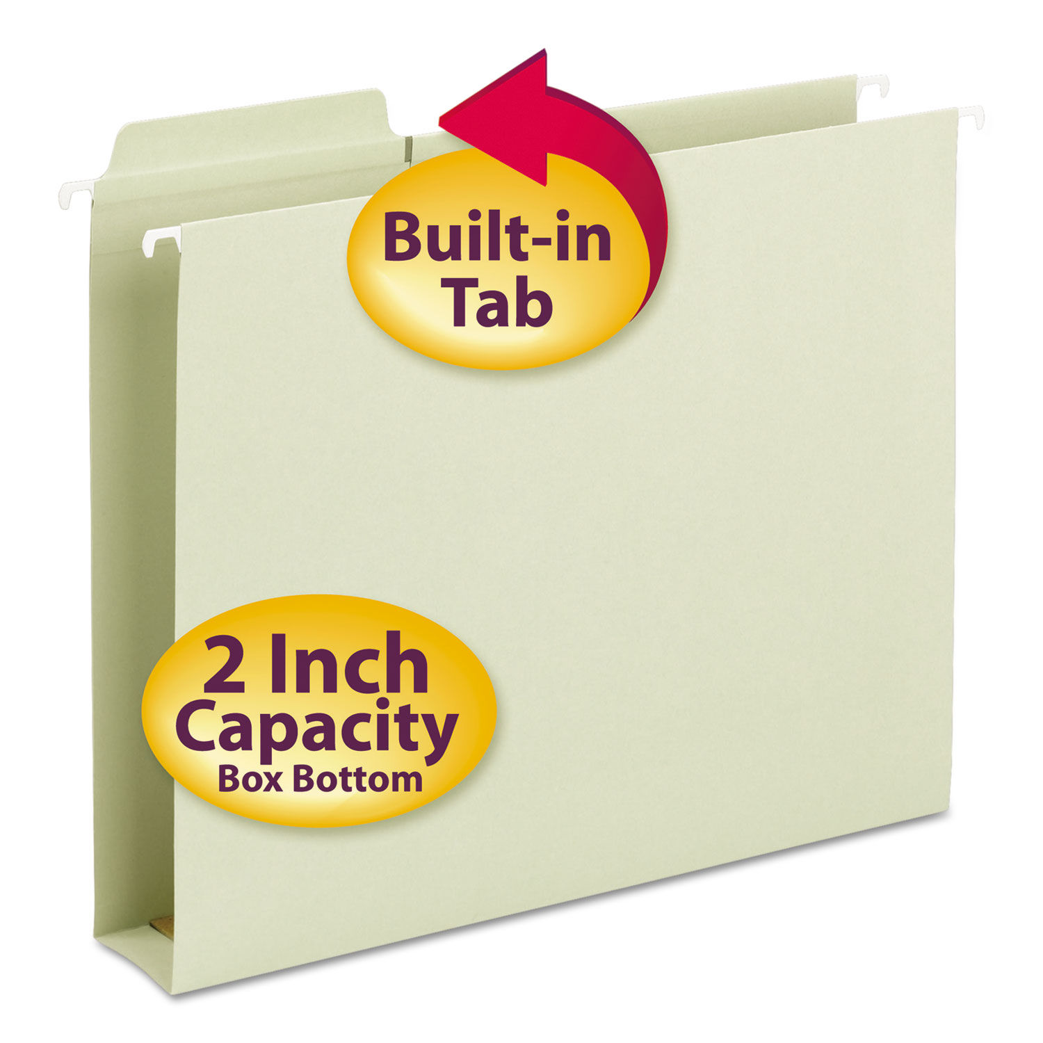 FasTab Box Bottom Hanging Folders by Smeadandreg; SMD64201