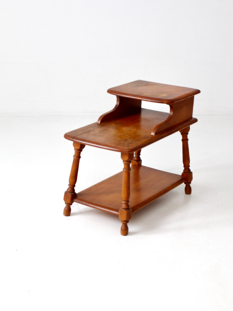 Consigned  Mid Century Ranch Style End Table   Traditional   Side Tables And End Tables   by 86 Vintage  Houzz