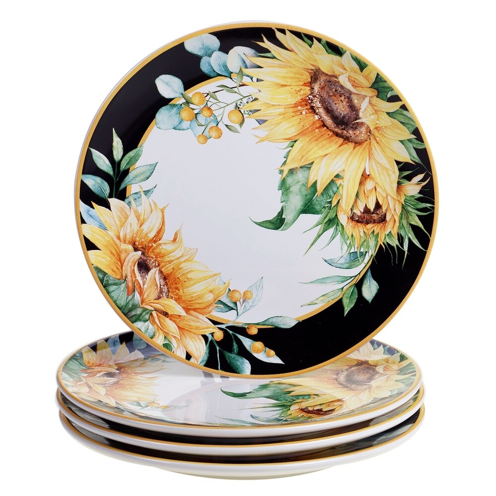 Certified International Sunflower Fields 16 piece Dinnerware Set (Service for 4)