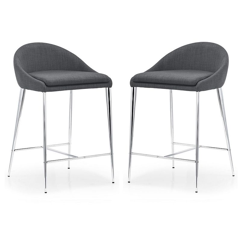 Zuo Modern 2-piece Reykjavik Counter Chair Set