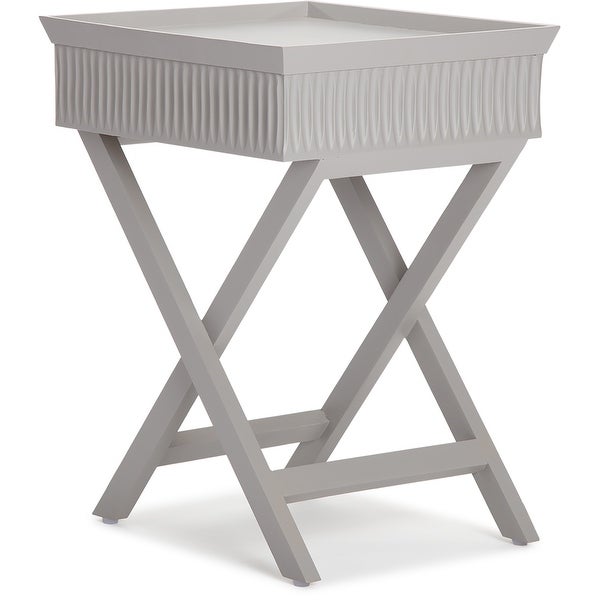 Finch Ashby Bedside Table with Drawer， Gray