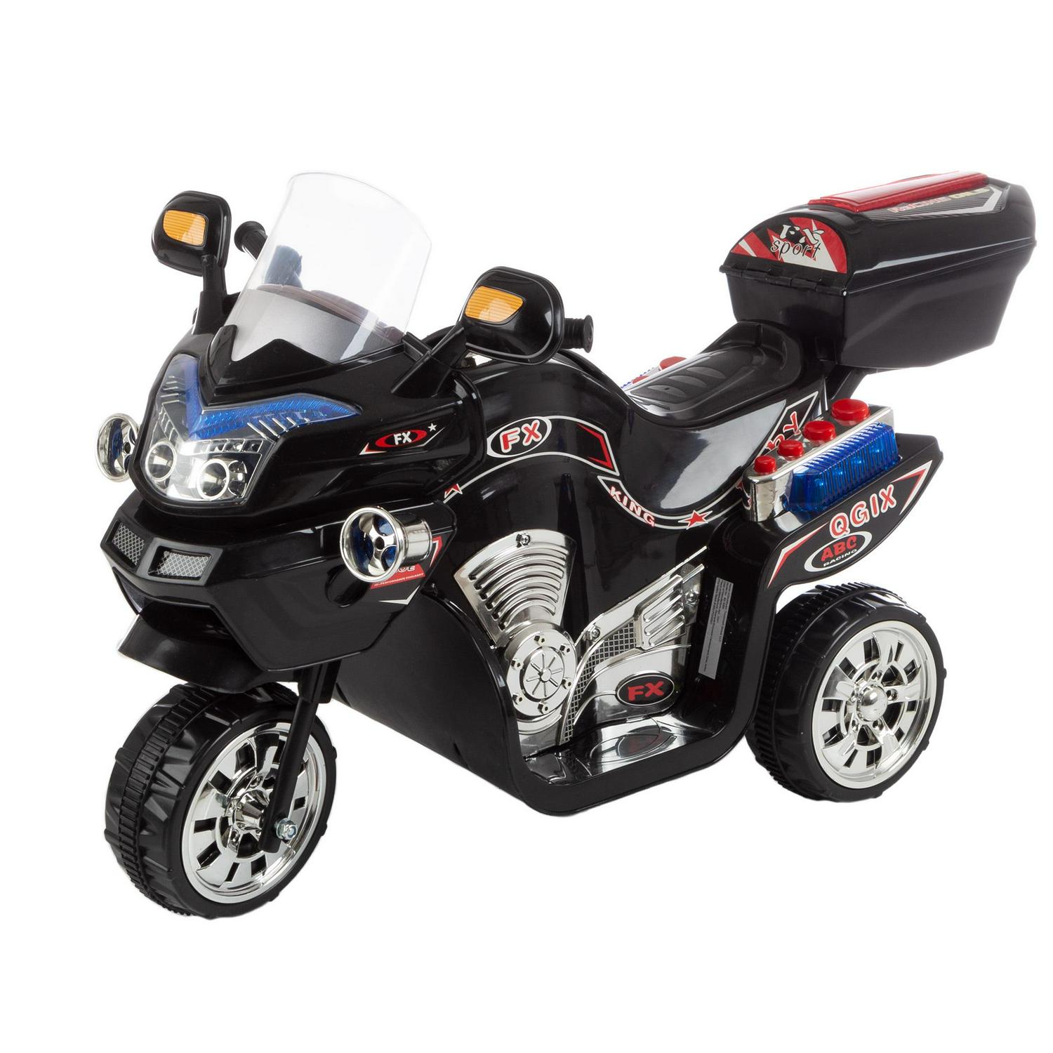 Ride on Toy 3 Wheel Motorcycle Trike for Kids by Hey! Play! Battery Powered Ride on Toys for Boys and Girls 2 8211 5 Year Old 8211 Black FX  Crowdfused