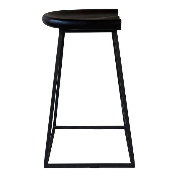 Aurelle Home Solid Industrial Stools (Set of 2)