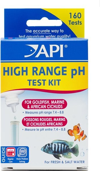 API High Range pH Fresh and Salt Water Aquarium Test Kit