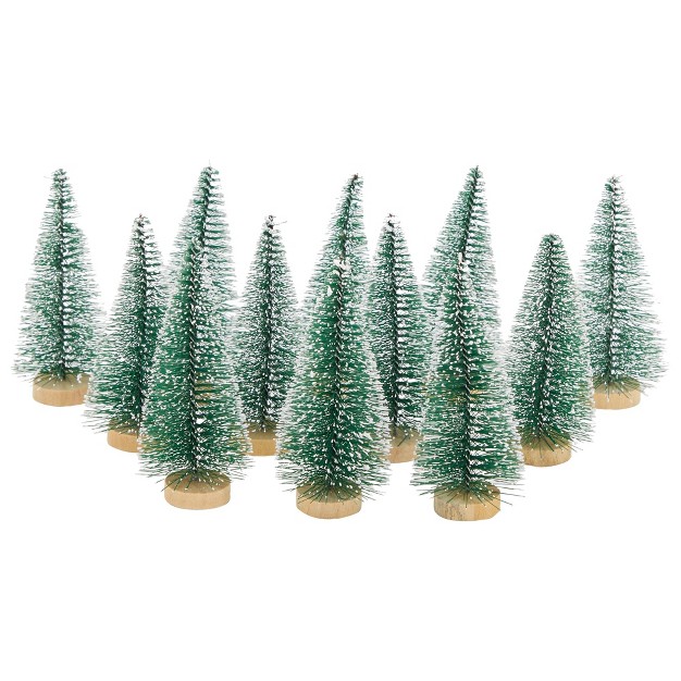 Mini Christmas Trees For Table Top Decorations Holiday Decor 4 25 X 2 Inches