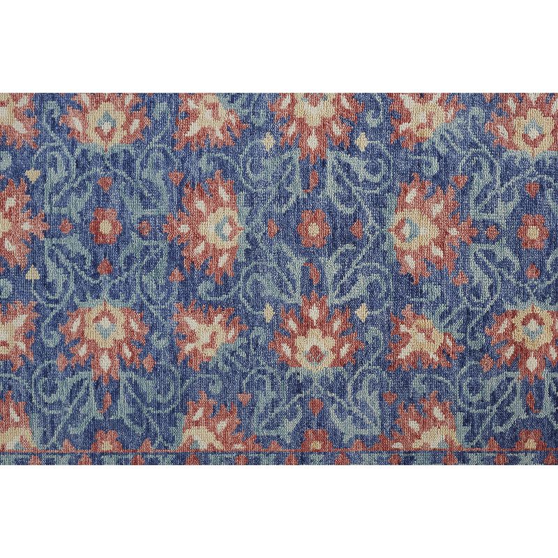 Weave and Wander Bennet Ornamental Floral Luxury Wool Rug