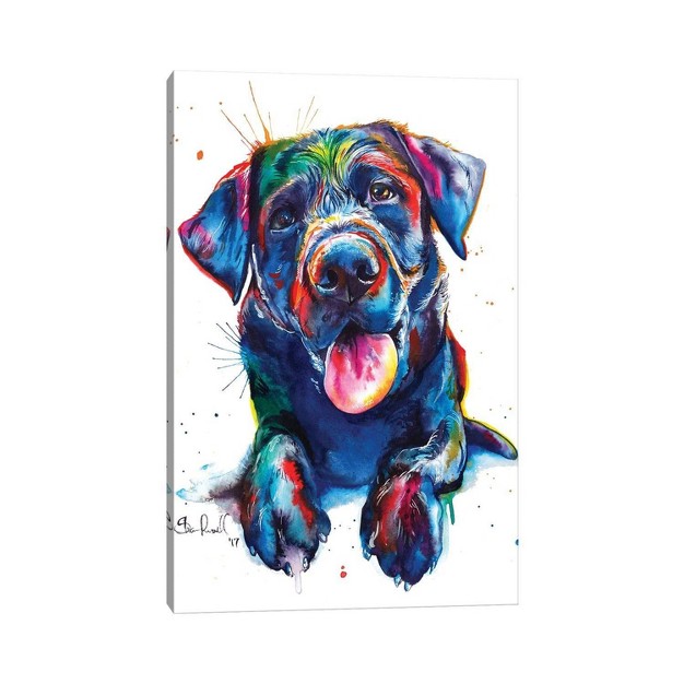 Black Lab Ii By Weekday Best Unframed Wall Canvas Icanvas