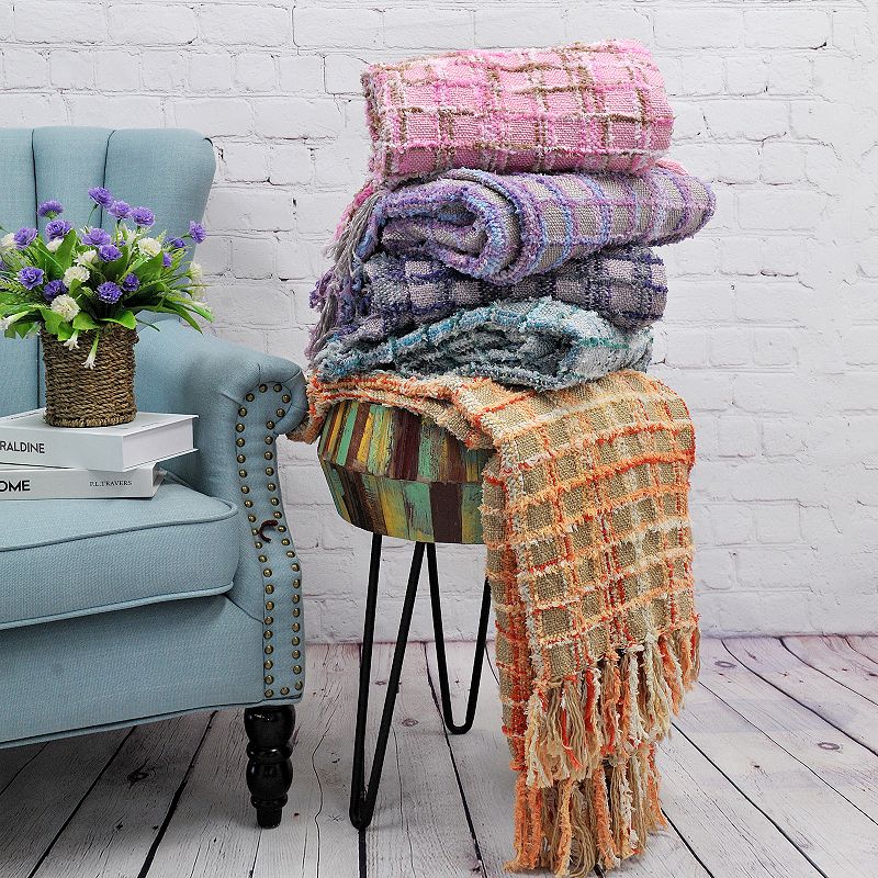 Serenta Multi Color Chenille Throw