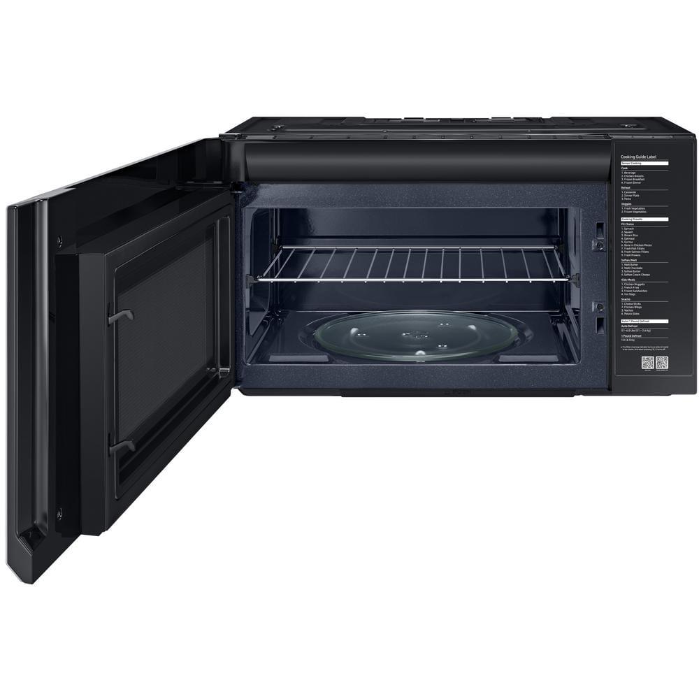  30 in W 21 cu ft Over the Range Microwave in Fingerprint Resistant Stainless Steel with Sensor Cooking