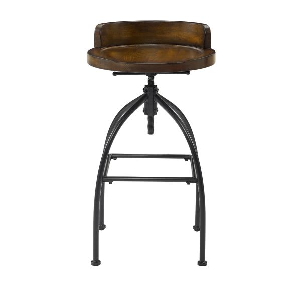 Edison Adjustable Height Swivel Stool