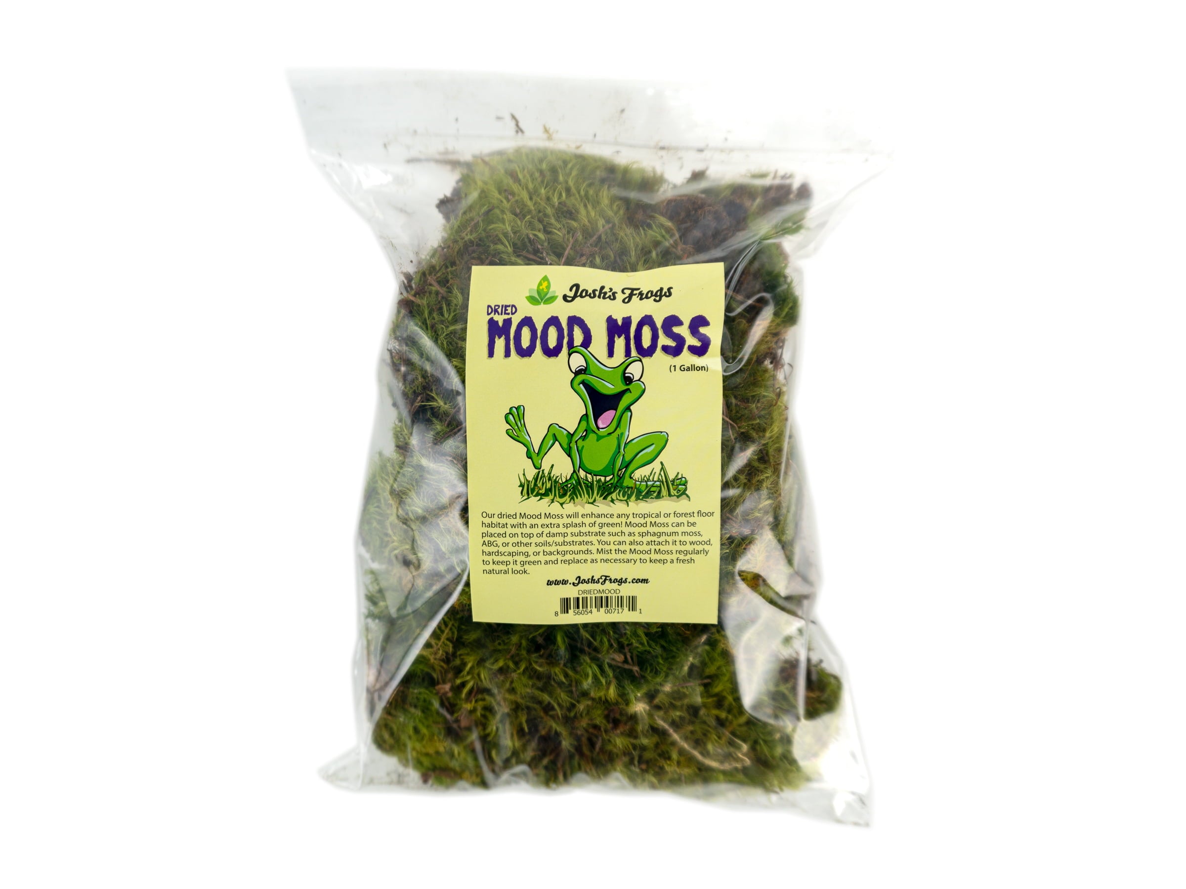 Josh's Frogs Dried Mood Moss (1 Gallon Bag)