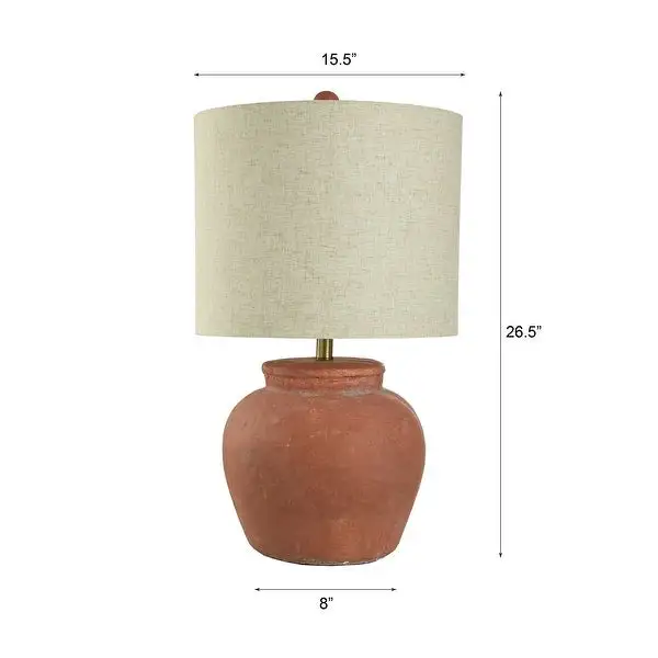 Arlo Cotta - Rustic Cement Table Lamp