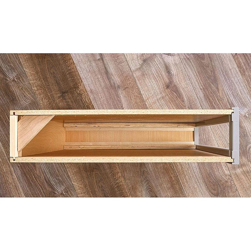 Rev-A-Shelf 3 Pul Out Shelf Organizer Rack for Cabinet Base Filler， 438-BC-3C