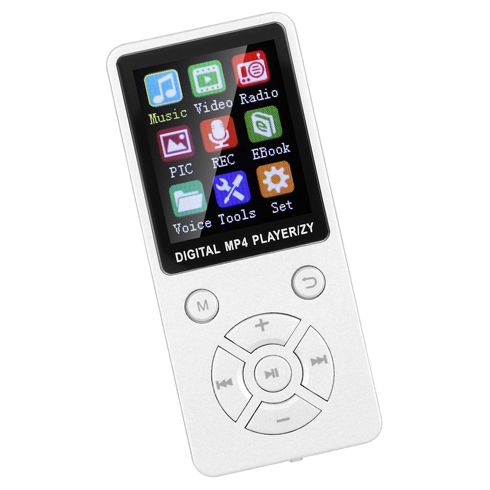 T1 Music Mp3 Player Bluetooth Support 32g Memory Eightdiagram Tactics Buttons White