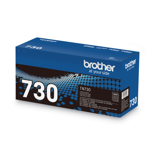 Brother TN730 Toner， 1，200 Page-Yield， Black