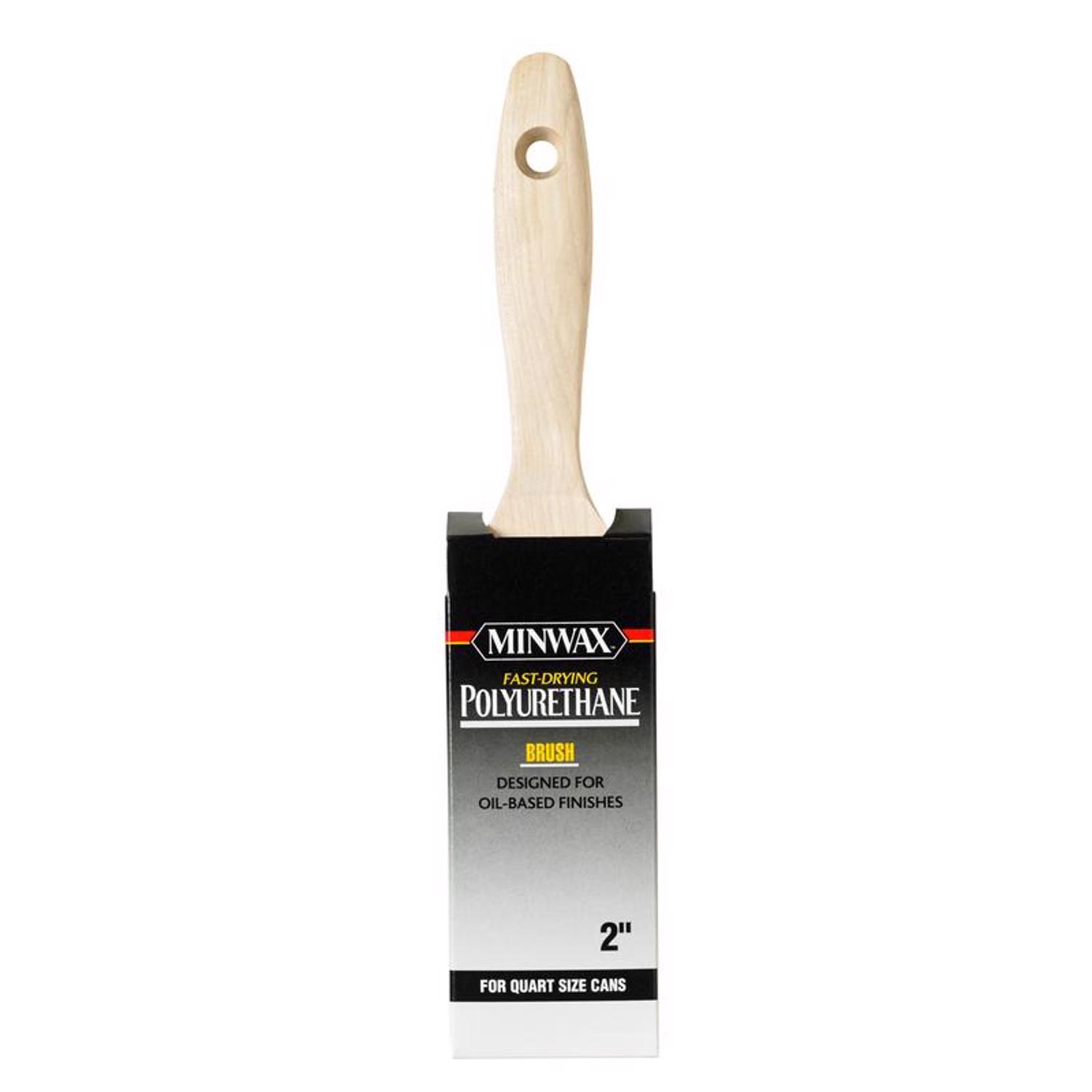 Minwax Polyurethane 2 in. Flat Varnish Brush