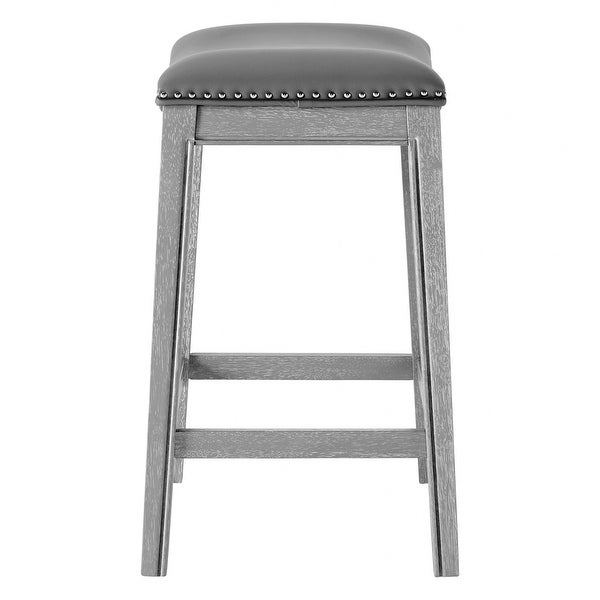 Grover Faux Leather Upholstered Counter Stool