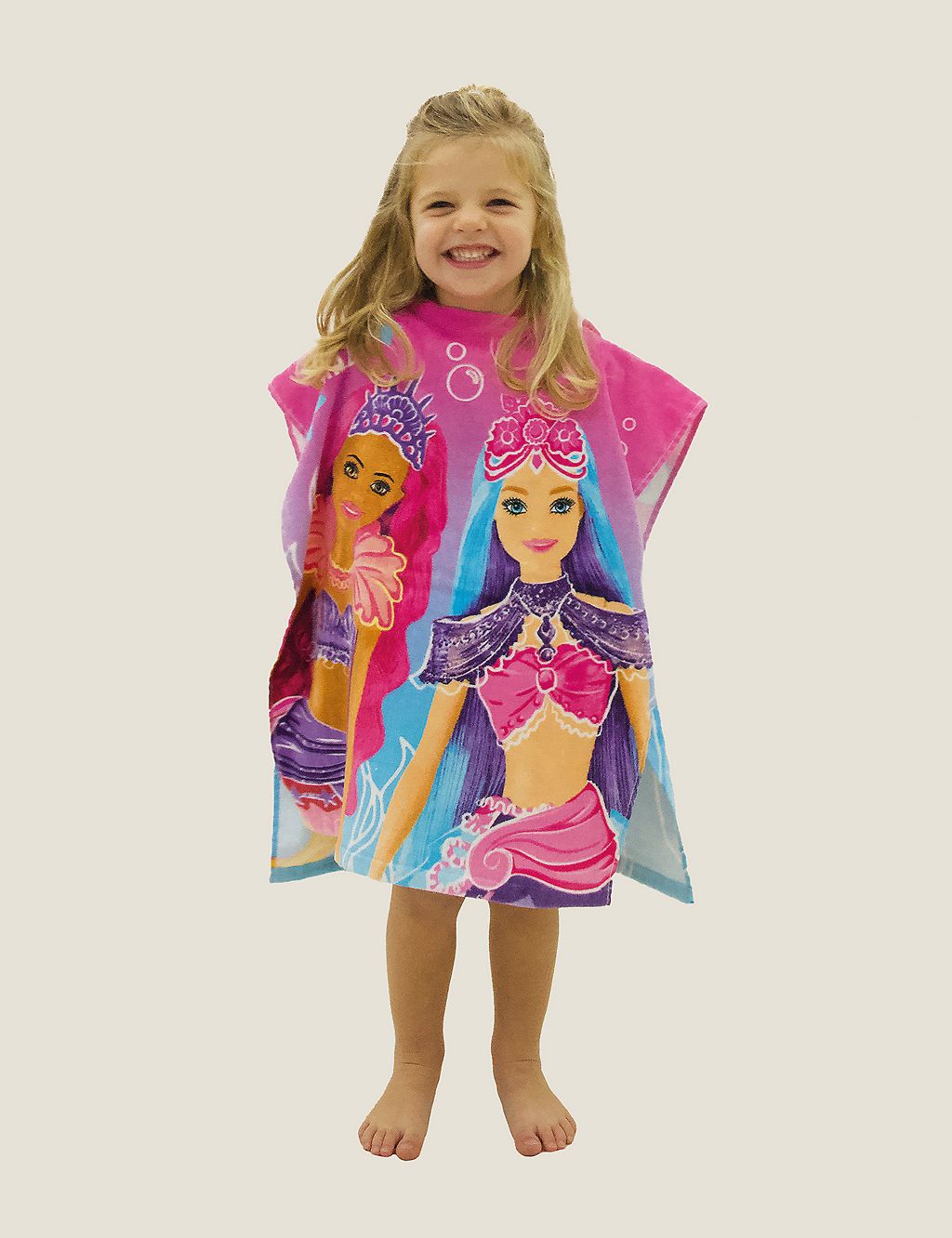 Pure Cotton Barbie? Kids' Hooded Towel