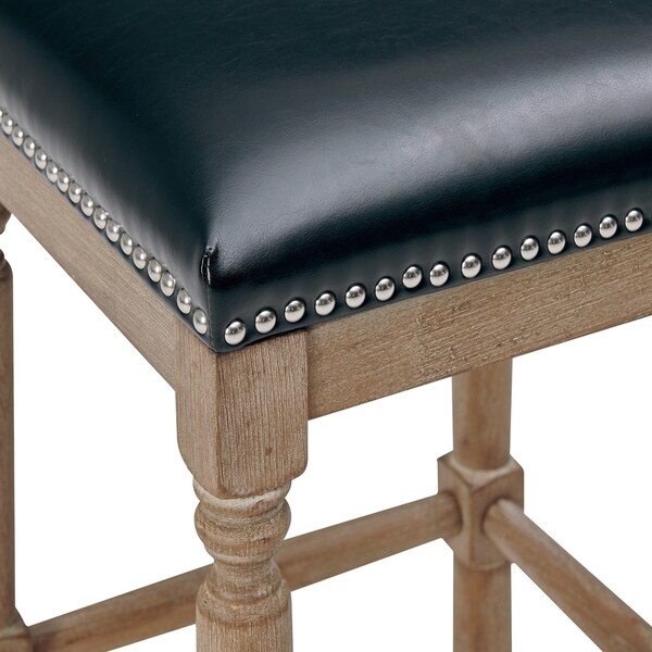 Ernie Bonded Leather Counter Stool