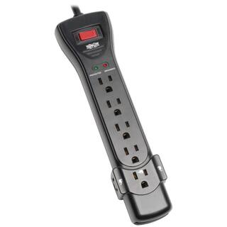 Tripp Lite 7-Outlet Black Surge Protector SUPER7B