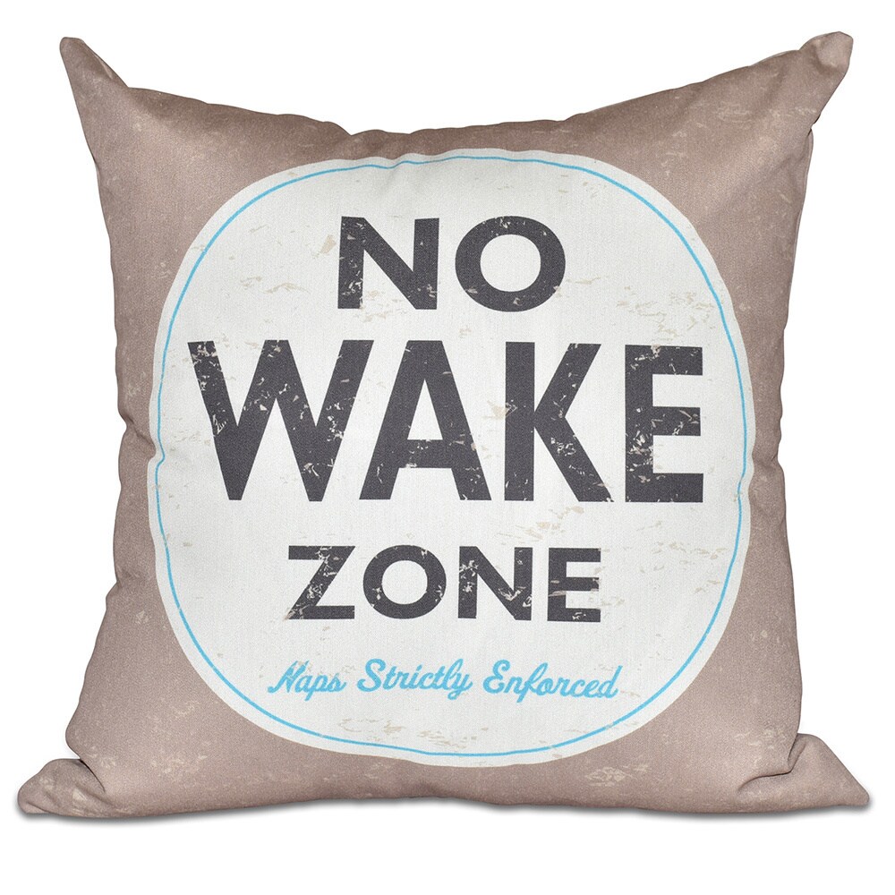 Nap Zone Word Print 20 inch Pillow   20\